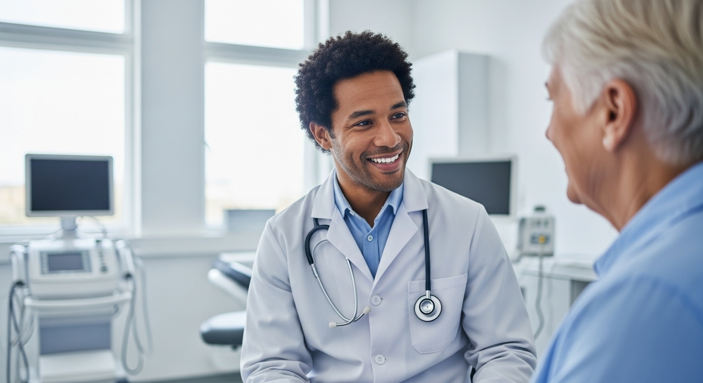 A patient searching for a doctor online.